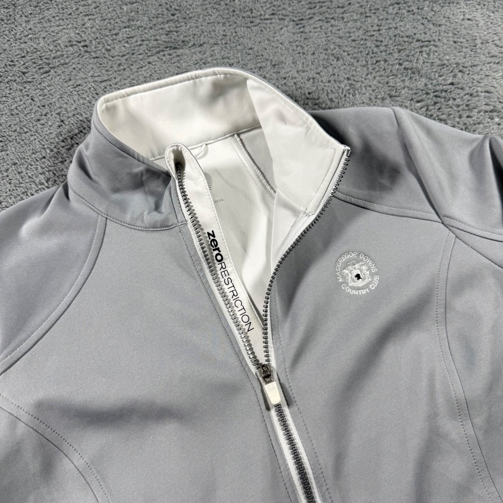 Zero Restriction Golf Jacket Women Large MacGregor Downs Country Club Performanc